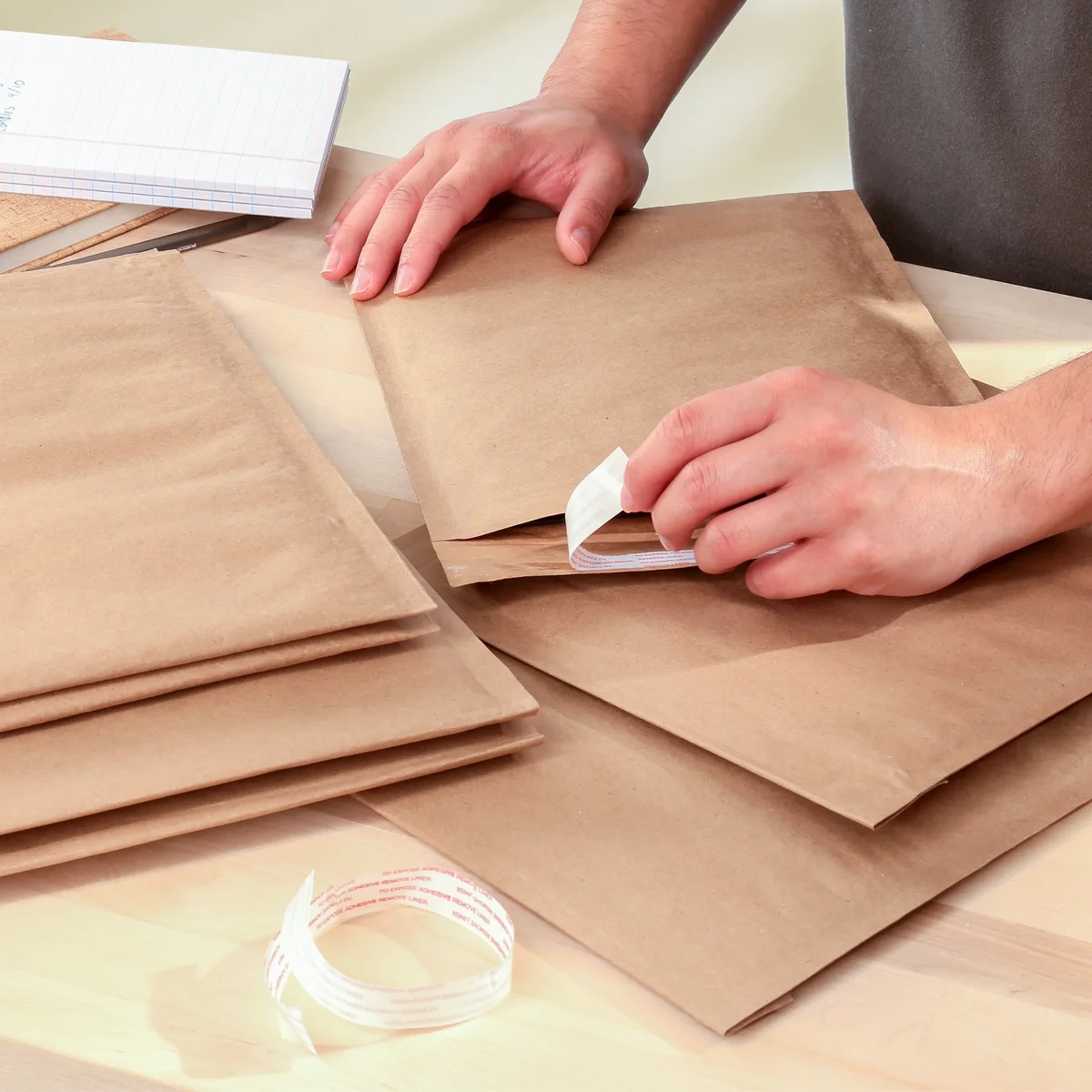 Pen+Gear (5 pack) Pen+Gear Self-Seal Honeycomb Padded Mailer, #5 (10.5" x 16"), 1 Count 2059