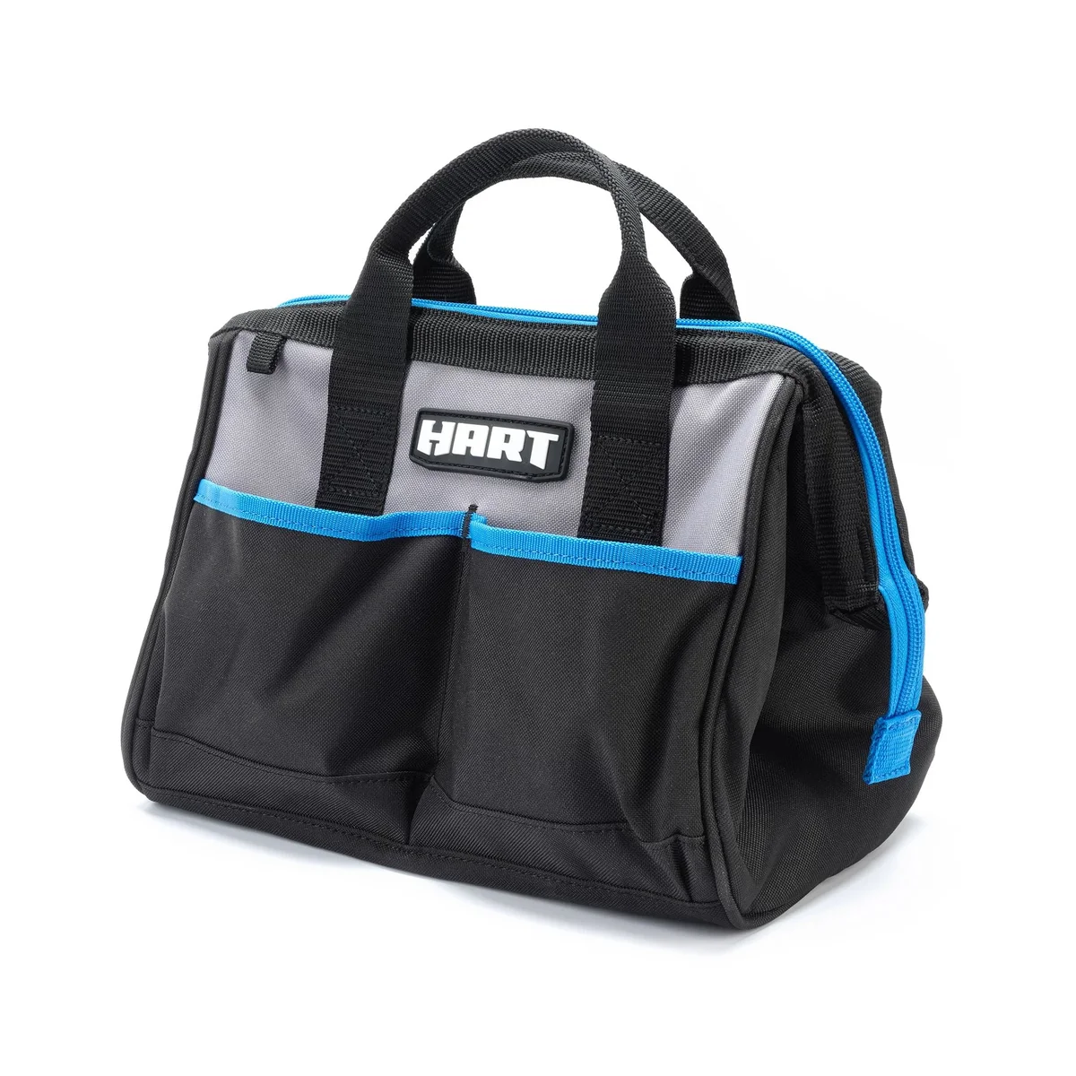 HART 12-inch 600-Denier Tool Bag, with Full Length Zipper and Double Strap Carry Handles 5974