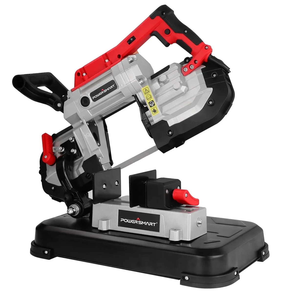 PowerSmart Electric Portable Band Saw Removable Alloy Steel Base 10 Amp Cut Precision Variable Speed 0879