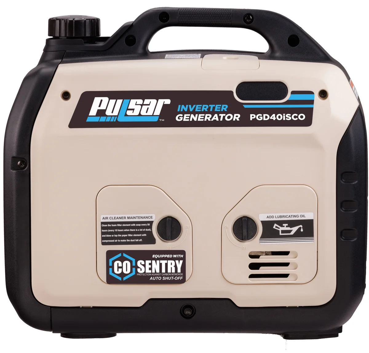 Pulsar 4000-Watt Super Quiet Gas Powered Inverter Generator with CO Sentry, RV Ready 5334
