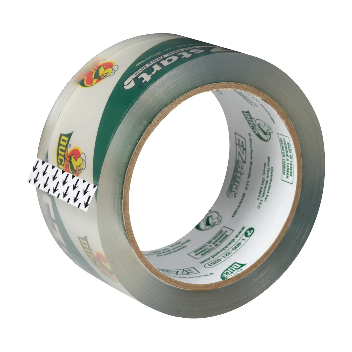 Duck Brand Duck EZ Start 1.88 in. x 54.6 yd. Clear Acrylic Packing Tape, 4-pack 7400