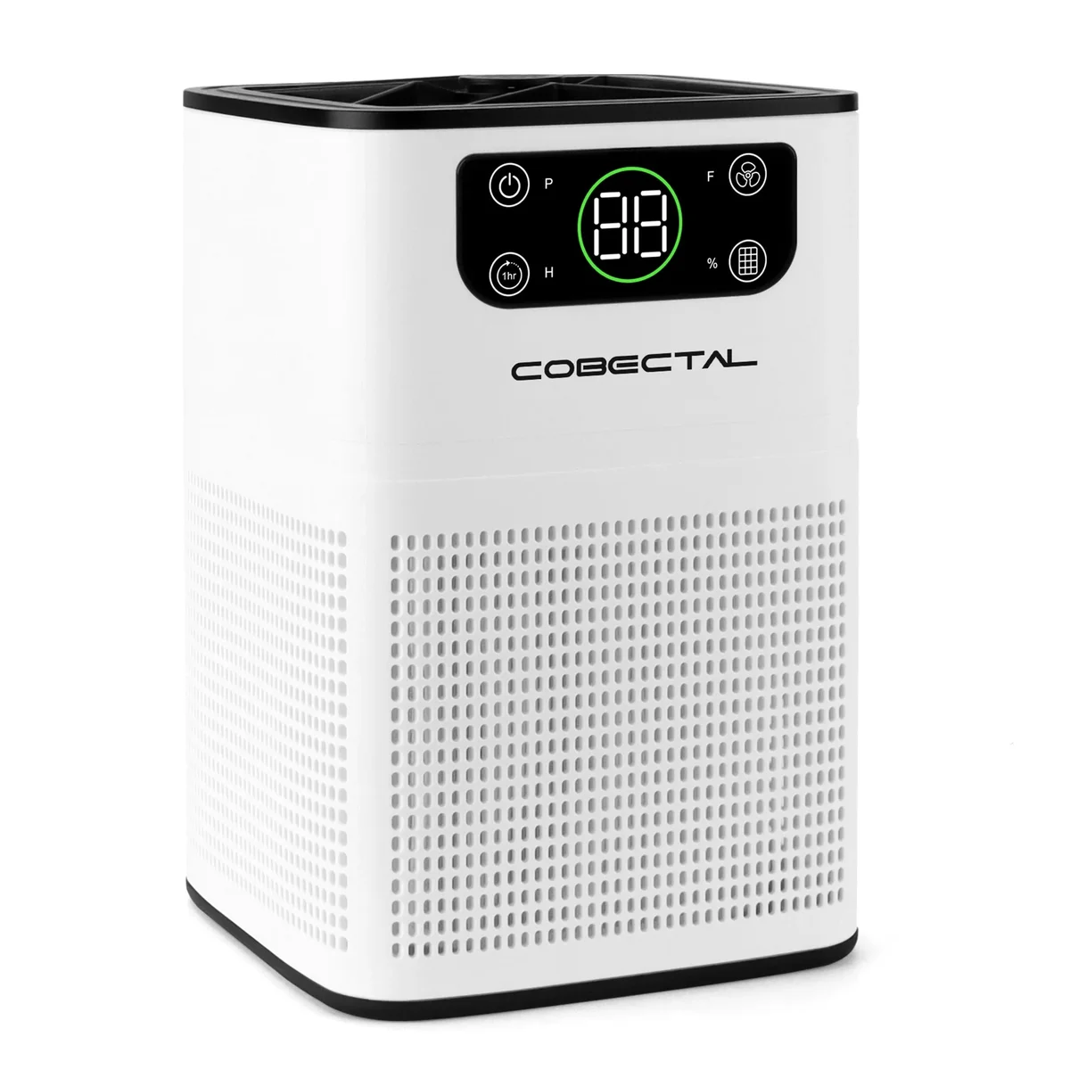 Cobectal HEPA Air Purifier for Smoking, Aroma Purification, 24dB ZQA-3000A Coverage 300 Sq Ft, White 0070