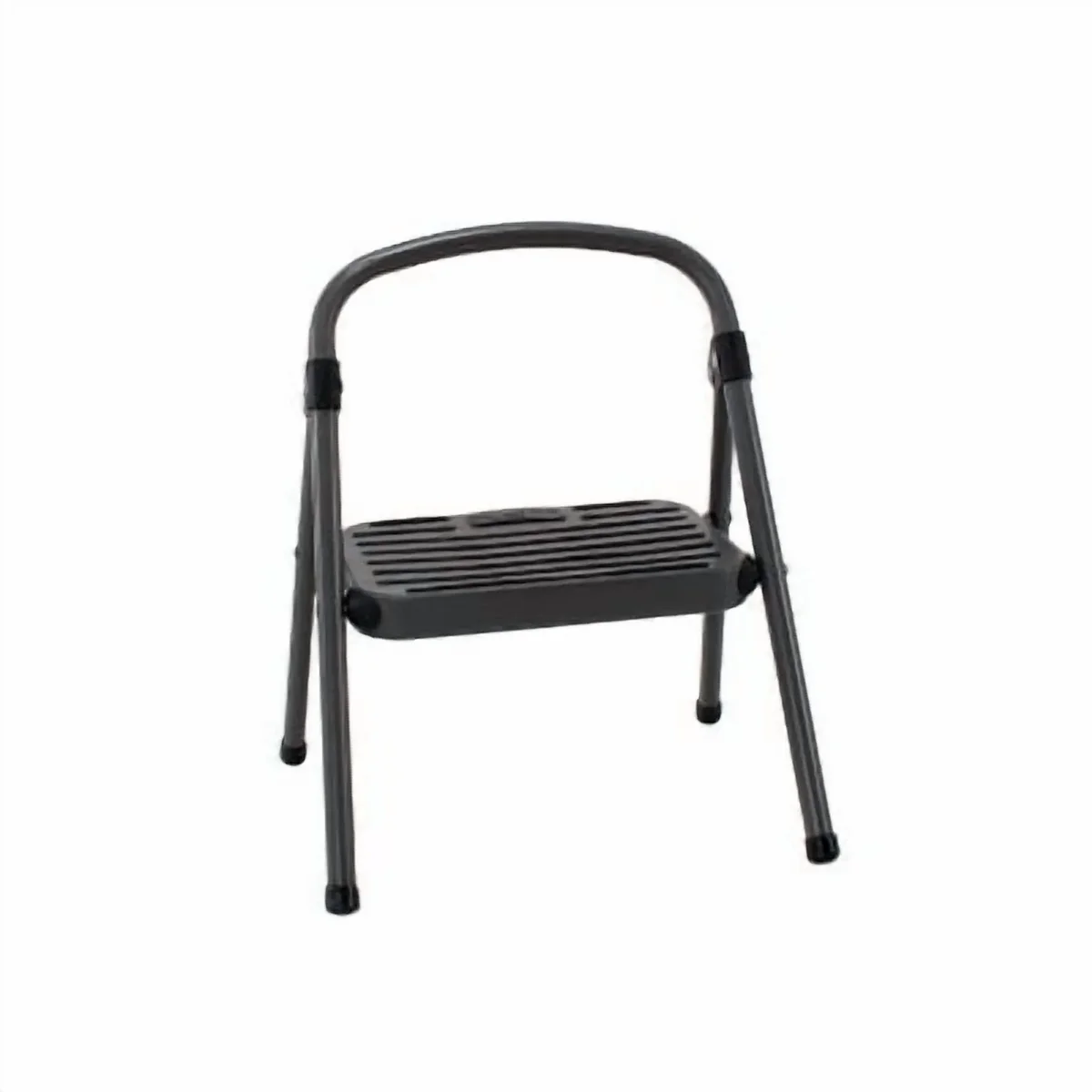 Unbranded 1 Step All Steel Step Stool: Black, Folding Step Stool for Adults, Single Step, 225 lb Capacity, No Assembly Required 1968