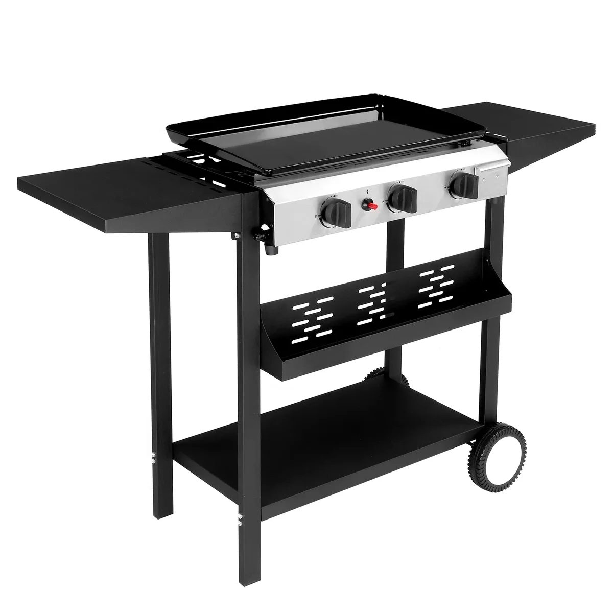 Everdaily Essentials 3-Burner Griddle Flat Top Grills Tabletop Griddle Propane for Outdoor Cooking Ref. 6693