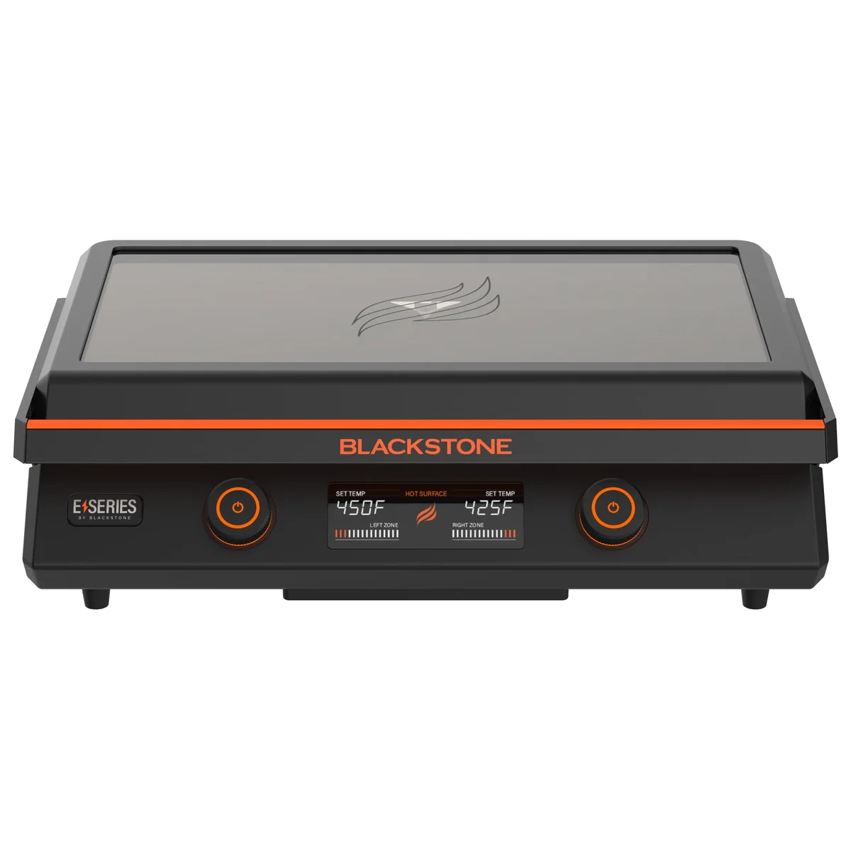 Blackstone E-Series Griddle, 22" Electric Tabletop Flat Top Grill with Hood and Prep Cart, Black 6186