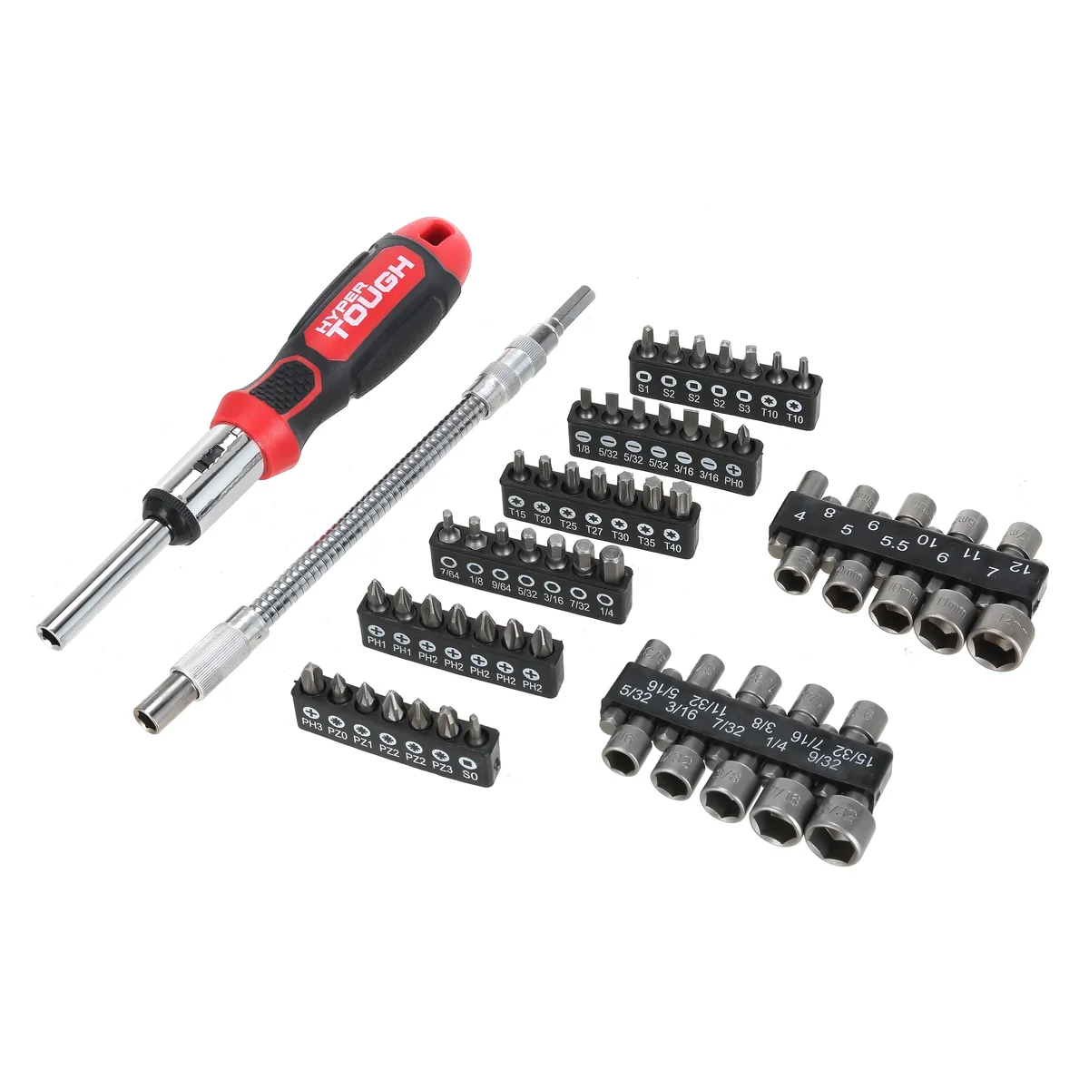 Hyper Tough 64 Piece Multi-Type Screwdriver Set 9172
