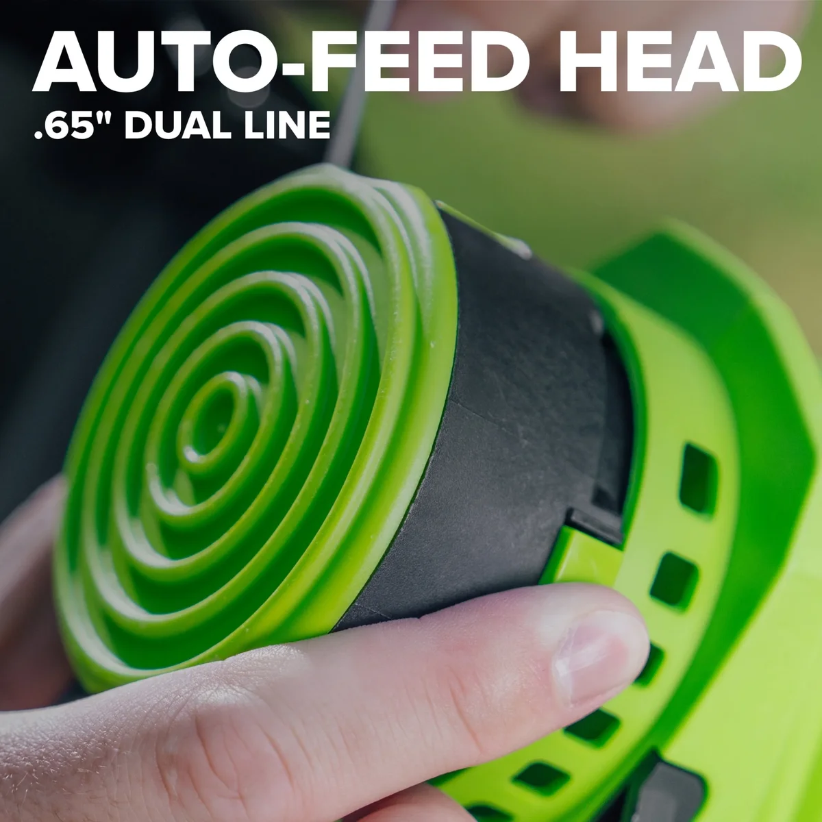 Greenworks PowerAll 24V Brushless 12" String Trimmer, with 3.0 Ah USB-C Battery, 30W USB-C Charger and Cable, ST1222A1 1796