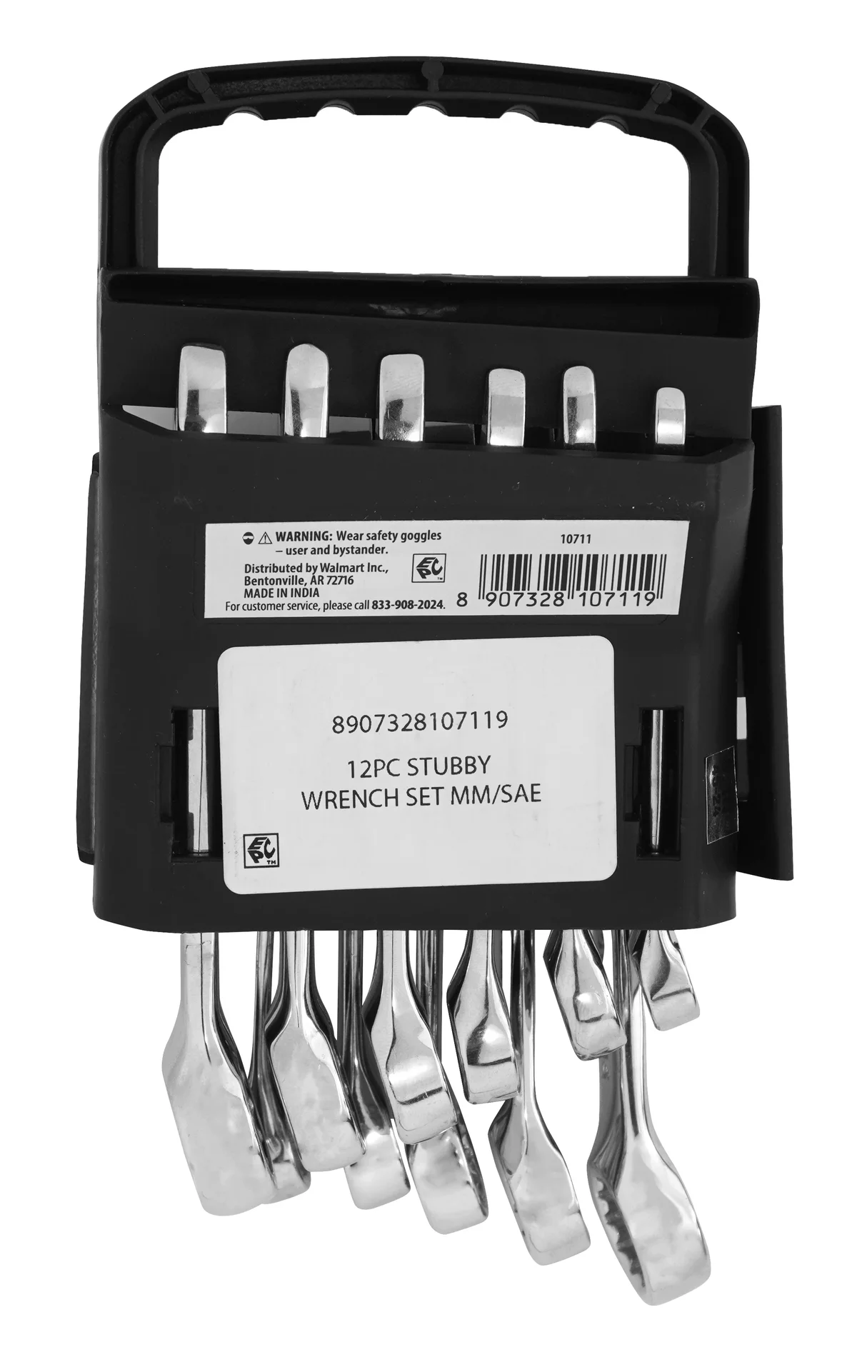 Everdaily Essentials 12-Piece Stubby Combination Wrench Tool Set, Hand Tools Ref. 9498