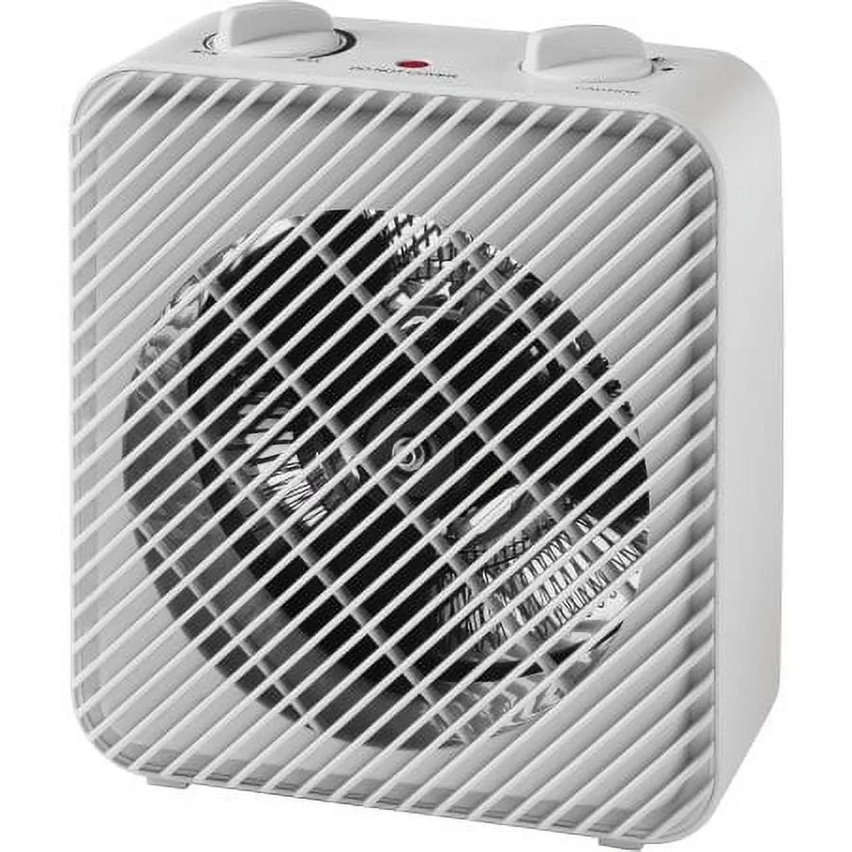 Everdaily Essentials 1500W Electric Fan-Forced 3-Speed Space Heater, White, Indoor Use Ref. 9270