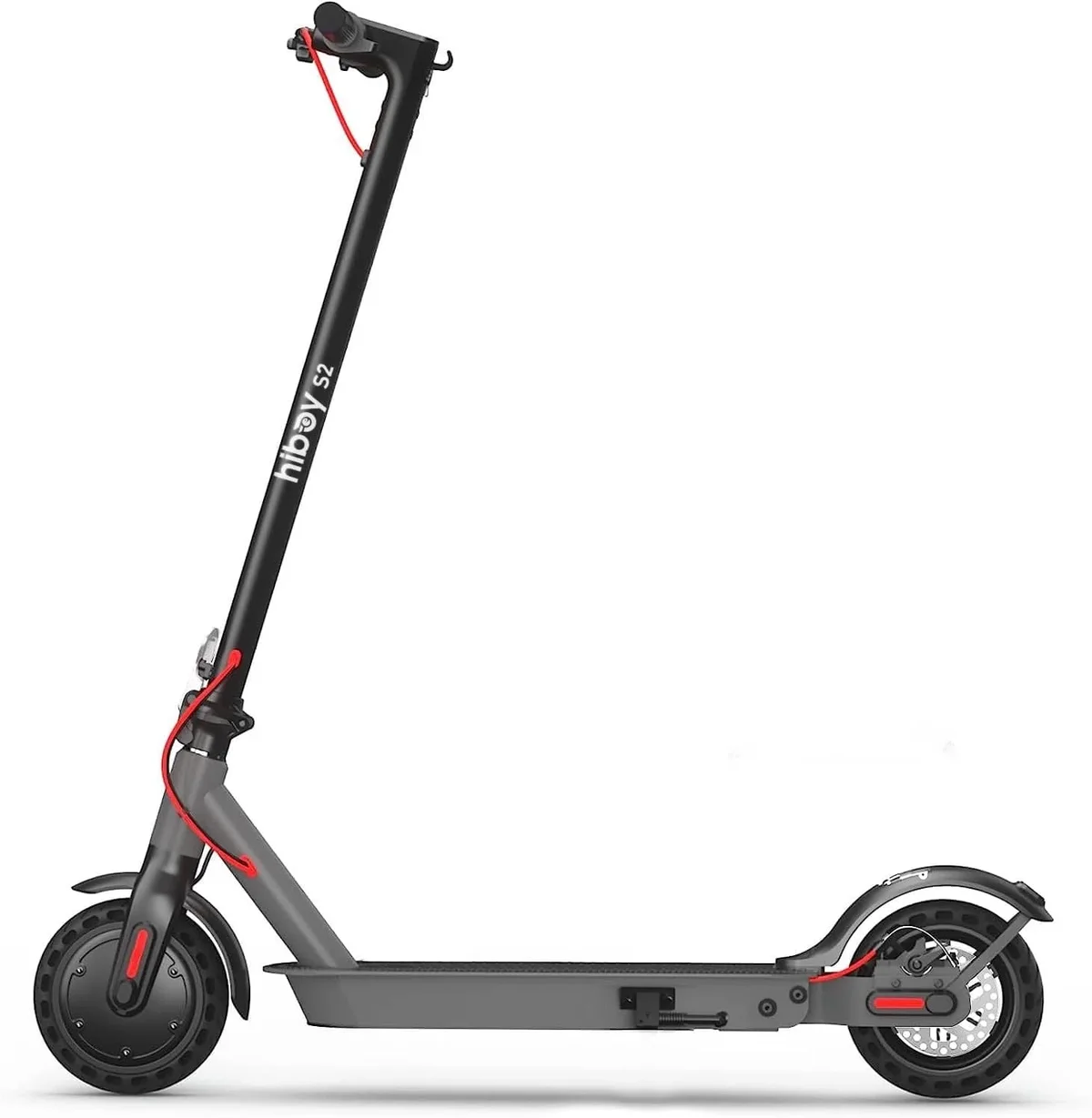 Hiboy Electric Scooter, 350W Motor S2 Electric Scooters for Adults 220lbs, 8.5" Solid Tires 17 Miles Long Range 19 MPH Speed, Portable Folding Ki 7278