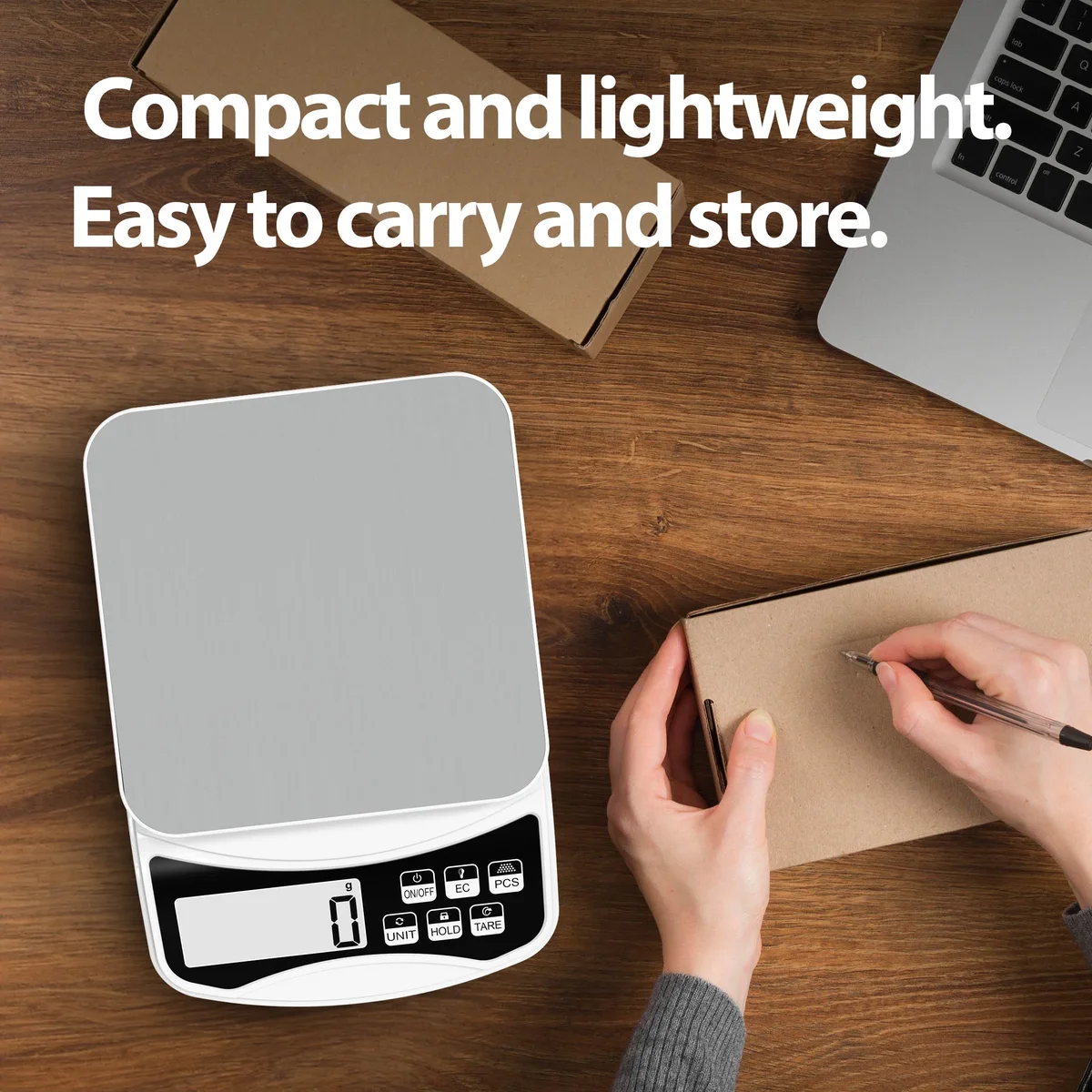 Core Innovations CPS550 Digital Postal Shipping Scale – 66 lb Capacity, LCD Display for Small Business & E-Commerce 2520