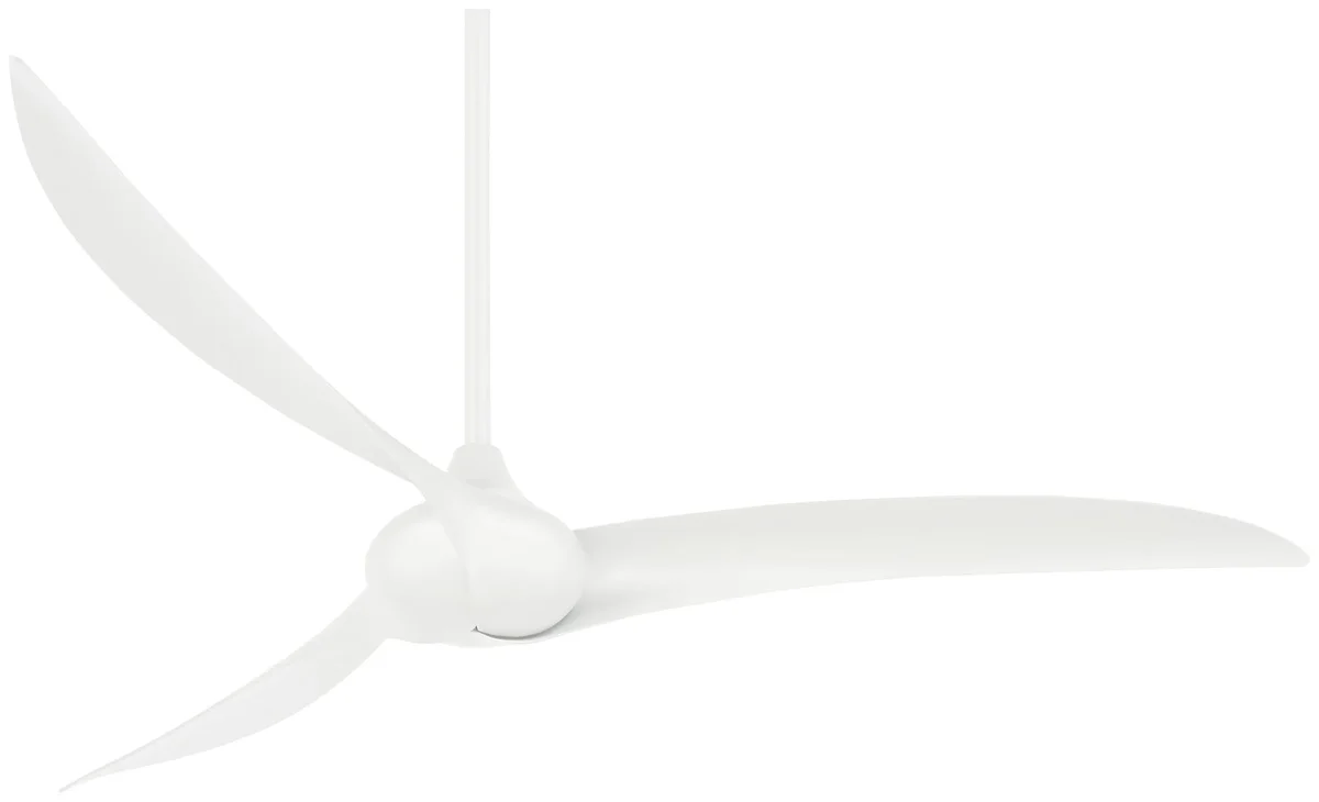 Minka-Aire 65" Minka Aire Wave White Ceiling Fan with Remote Control 1193