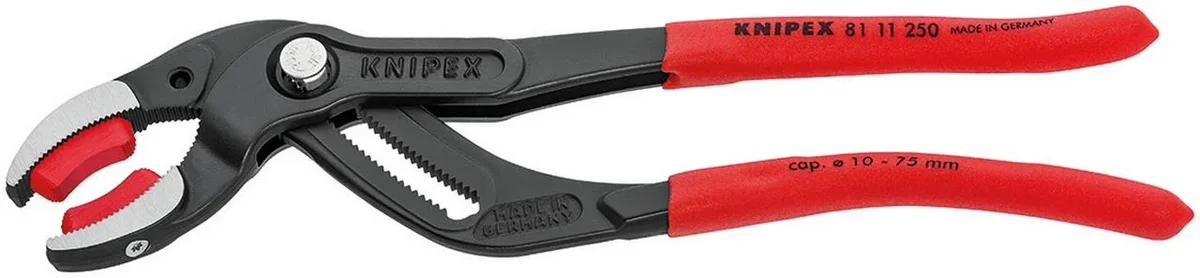 Knipex Tools Pipe and Connector Pliers, 10" Soft Jaws 6917