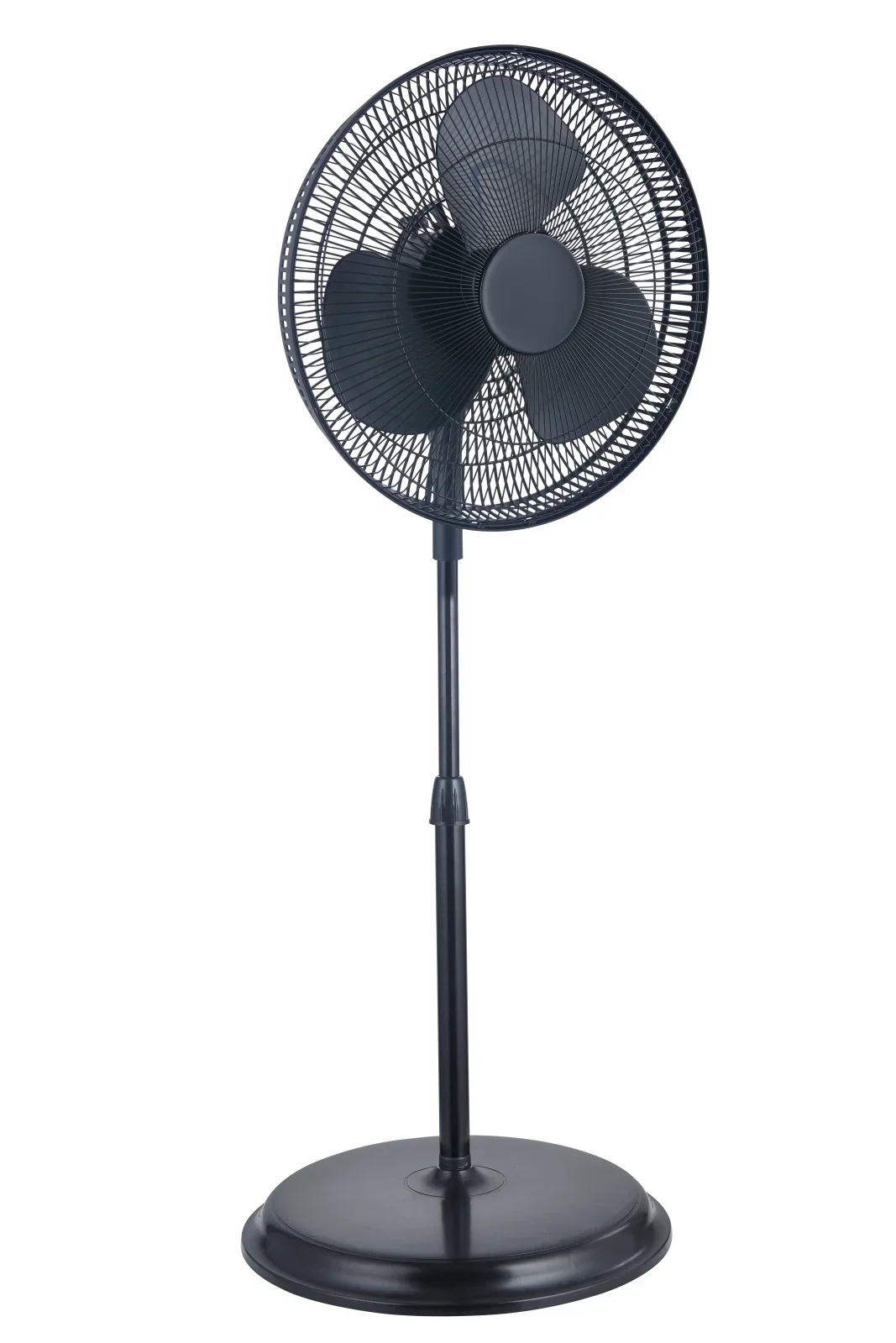 Pelonis 16-Inch Adjustable Pedestal Fan, 3-Speed Oscillating, Black, FS40-19MB 0496