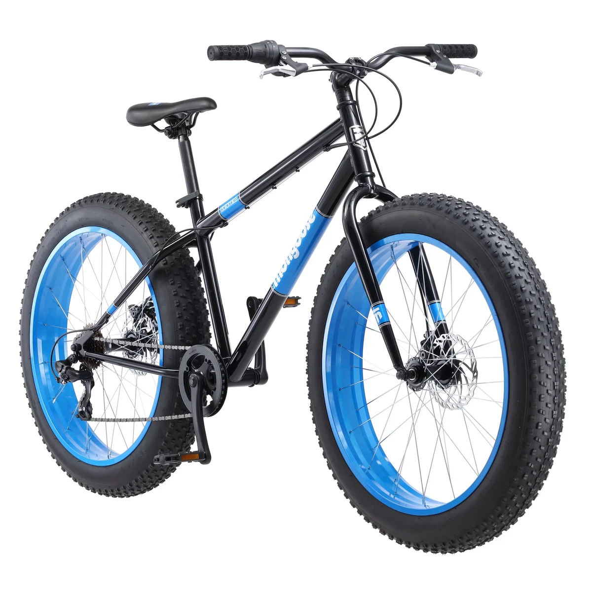 Mongoose 26" Mongoose Dolomite Mens Fat Tire Bike, 7 Speeds, Adults Age 13+, Black 8063