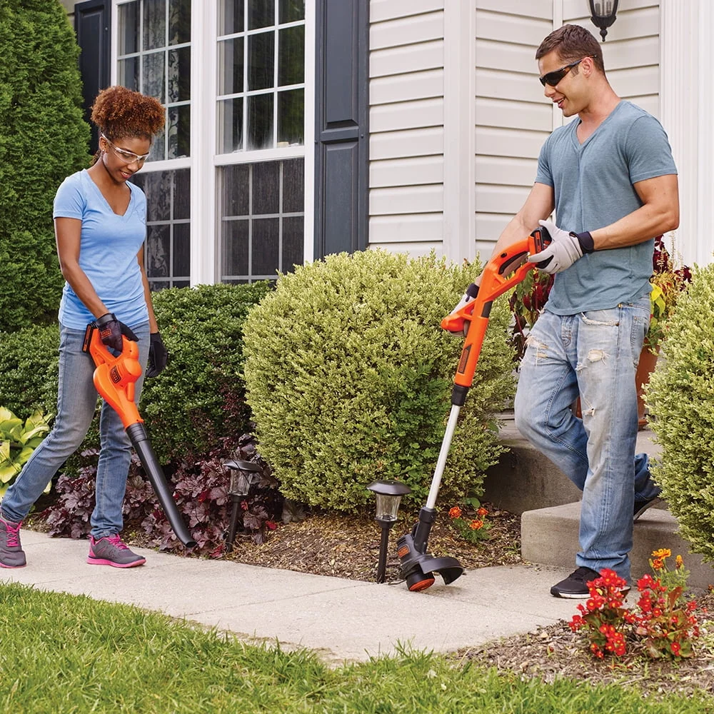 Everdaily Essentials LCC222 MAX* Lithium 10" String Trimmer & Hard Surface Sweeper + 2 Battery Combo Kit 3531