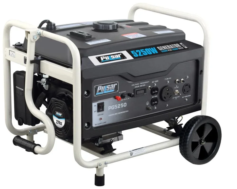 PULSAR PRODUCTS Pulsar 5,250 Peak Watt Gas-Powered Portable Generator 8877