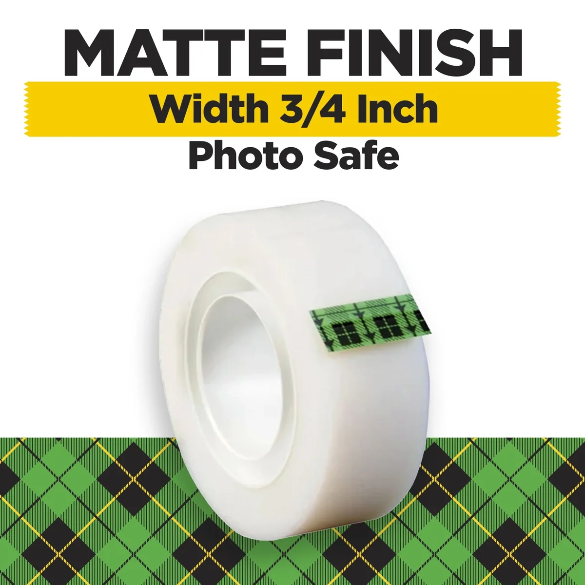 Scotch Magic Tape, Black Dispenser, Value Pack, 3/4" x 1000", 6 Rolls, 1 Dispenser 9124