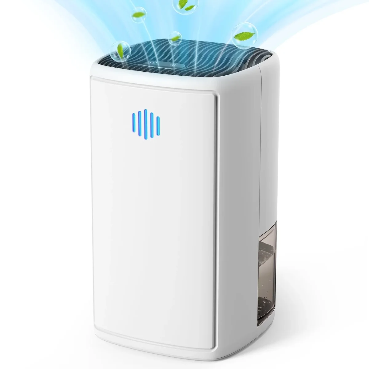 Breezome 37OZ Compact Dehumidifier for Home, Dehumidifiers with Auto Shutoff, Auto Defrost, Ultra-Quiet Energy Saving for Small Areas like Bathro 7292