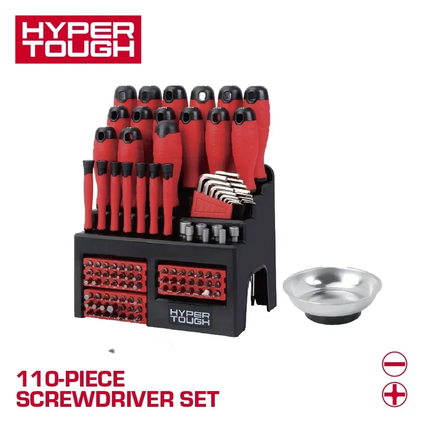 Everdaily Essentials 110-Piece Screwdriver Set with Storage Rack Ref. 1418