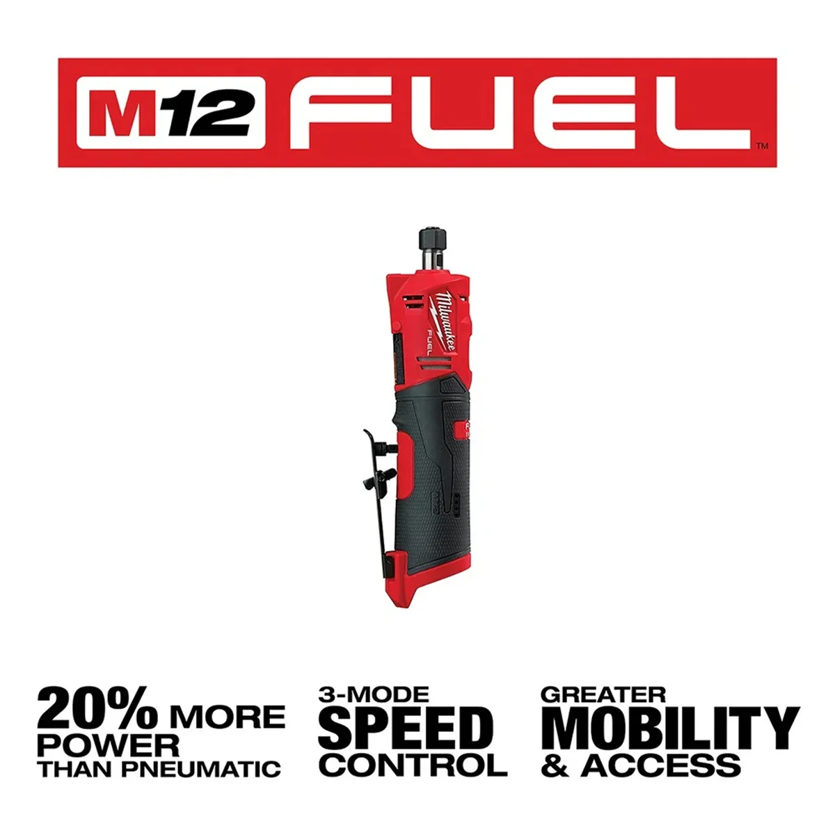 Milwaukee 2486-20 M12 FUEL Straight Die Grinder 8008