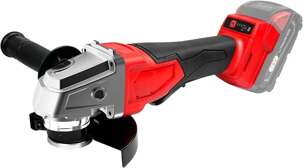 SpomacGek Angle Grinder Compatible with Milwaukee 18V Max Battery,Cordless Grinder,4-1/2" Blades Brushless Grinder for Cutting, Griding & Polishing,Battery 8519