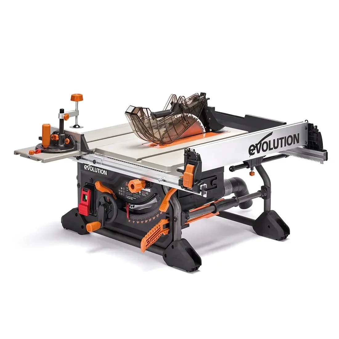 Evolution Power Tools USA Evolution R10TS Jobsite Table Saw | 10 In. Multi-Material Cutting Blade 4476