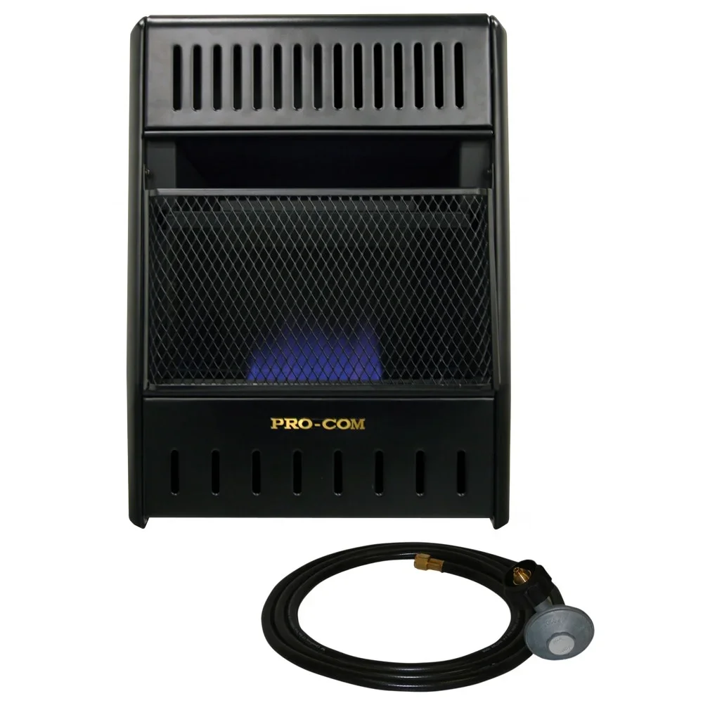 Everdaily Essentials Procom ML100TBAHR 10,000 BTU Liquid Propane Heater - Black Ref. 0269