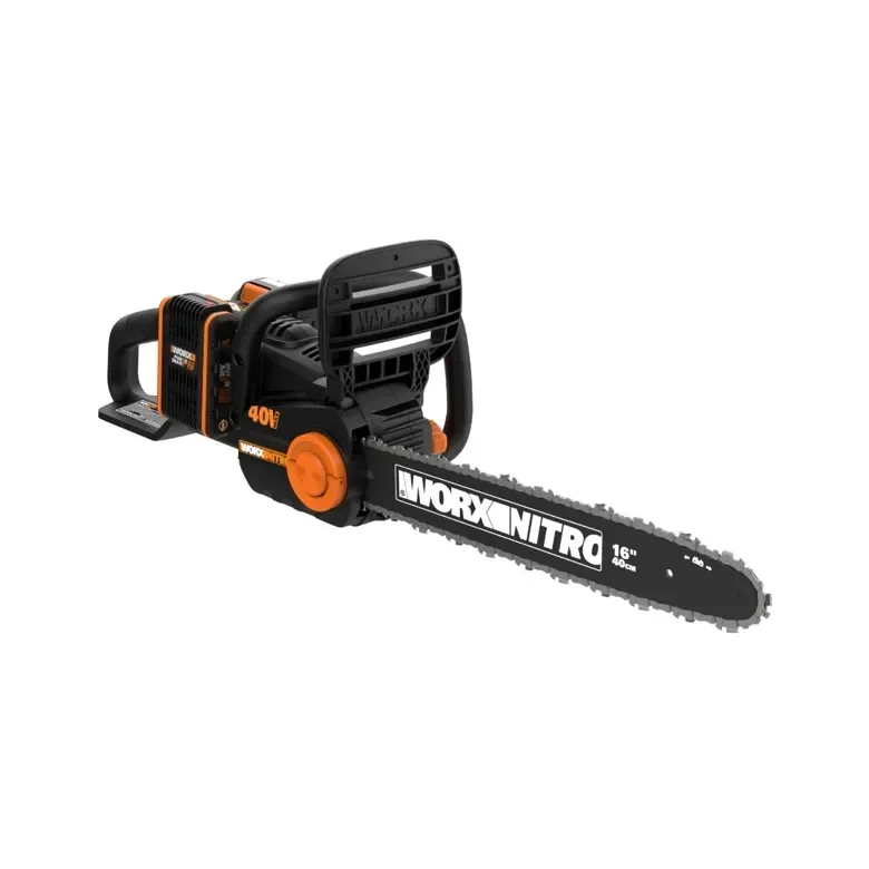Worx Nitro WG385.1 40V 4.0Ah 16”  Battery Powered Cordless Chainsaw with Brushless Motor – Batteries & Charger Included 0422