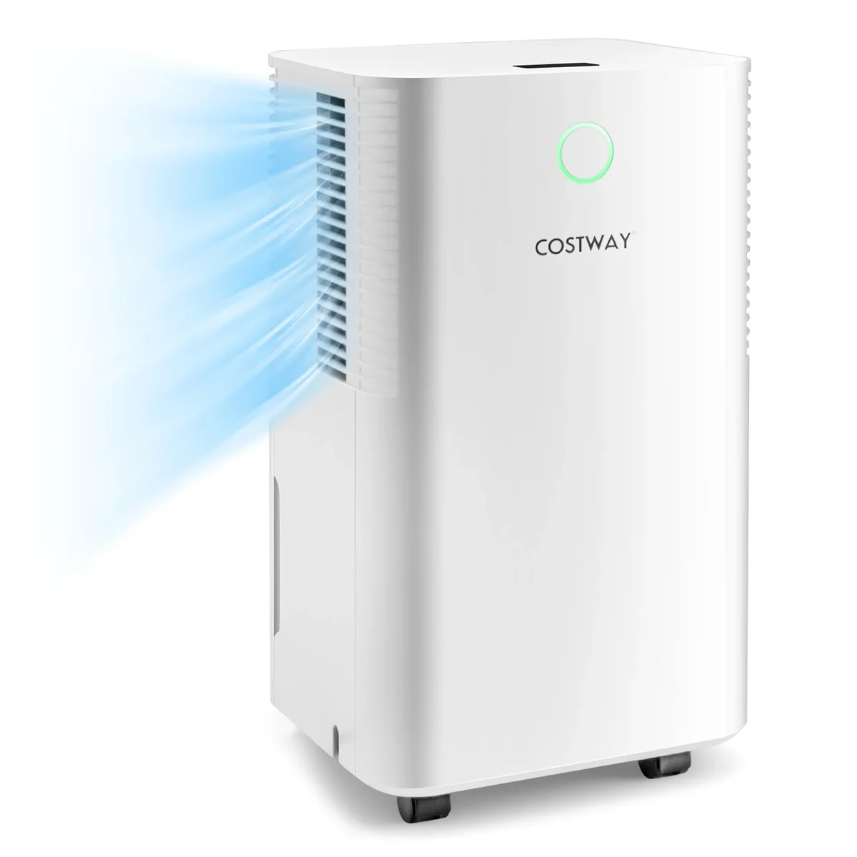 Costway 9-Pint(DOE) Dehumidifier with Auto Defrost & 24H Timer Drain Hose 2,000 Sq. ft Coverage Area (MAX 32Pint at 95°F, 90%RH) 3302