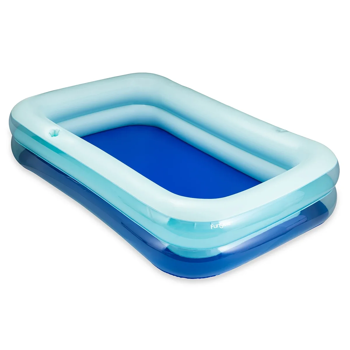 Funsicle 8.5ft SummerBlock Pool, Inflatable Family Swimming Pool, Marine Blue, Rectangular, Age 6 & up 2548