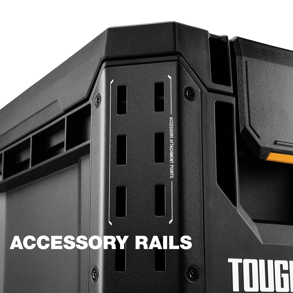 ToughBuilt StackTech Compact Tool Box Lockable Organizer, Removable Tray 6892