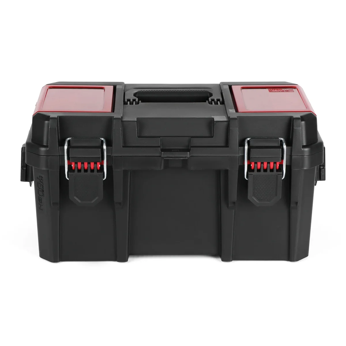 Hyper Tough 16-Inch Toolbox – Heavy-Duty Resin Storage with Padlock Security & Small Parts Organizer 4347