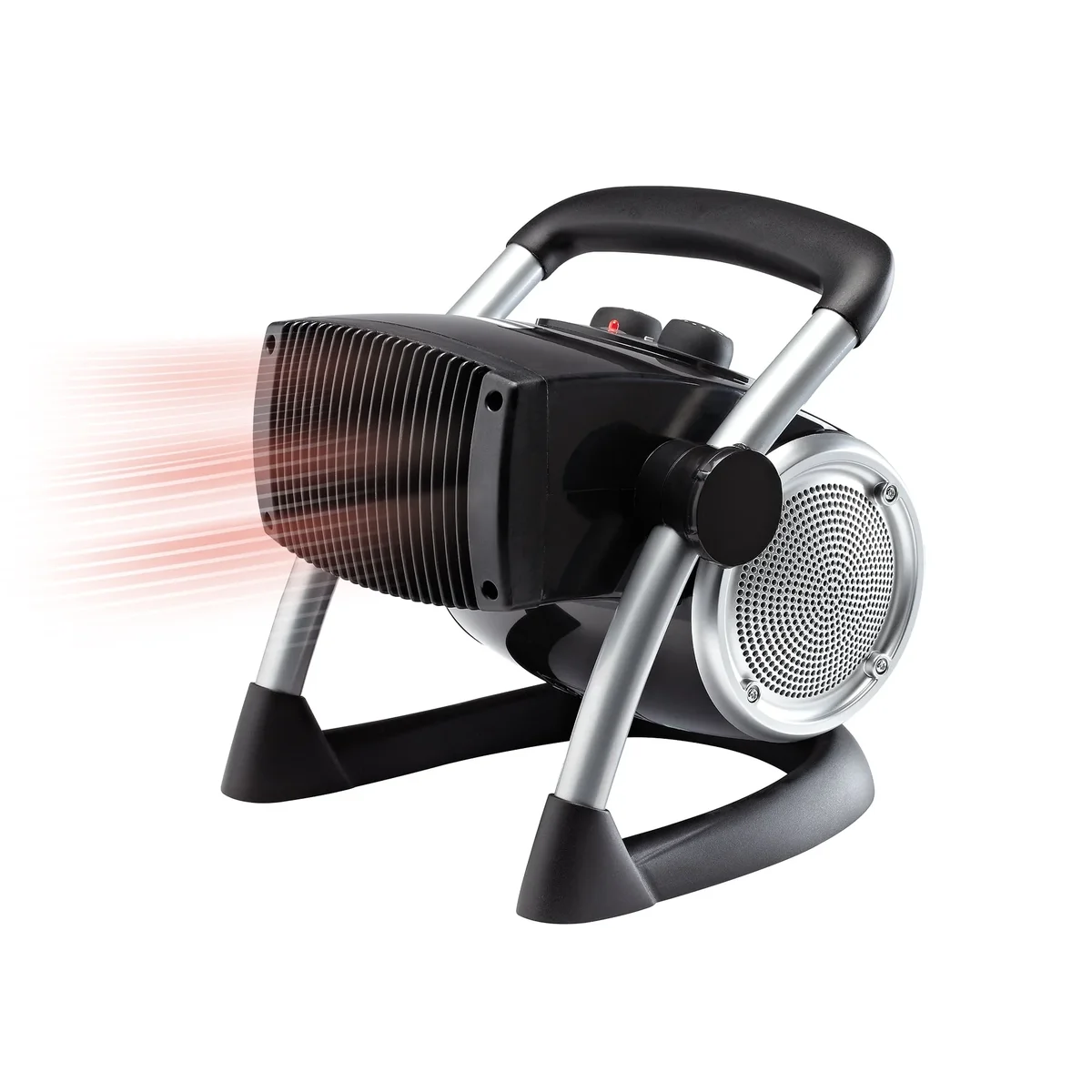 Lasko 1500W Electric Pivoting Utility Ceramic Space Heater with Thermostat, 5919, Black 3070