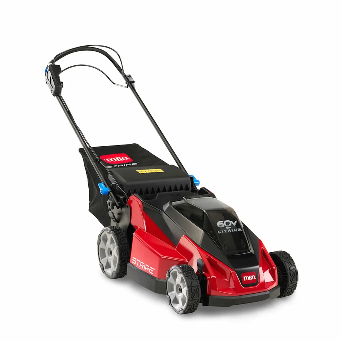 TORO Foldable 21-Inch Stripe Electric Self Propelled Lawn Mower 60-Volt 6899