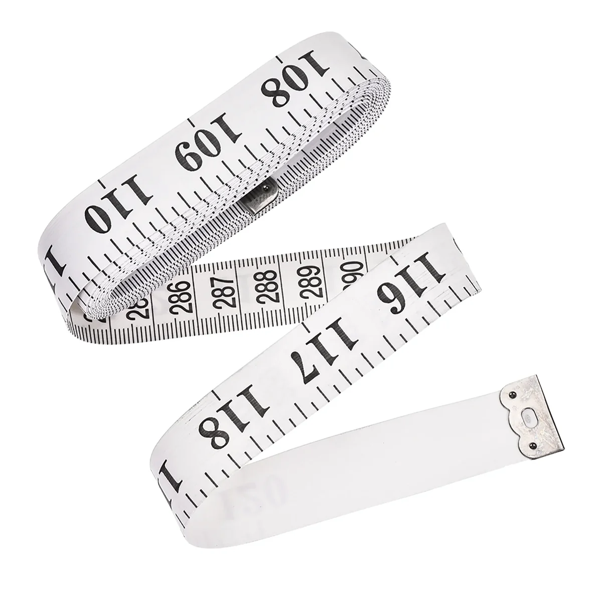 Uxcell Cloth Tape Measure for Body 120 inch Metric Inch Measuring Tape Soft Dual Sided for Tailor Sewing White 6739