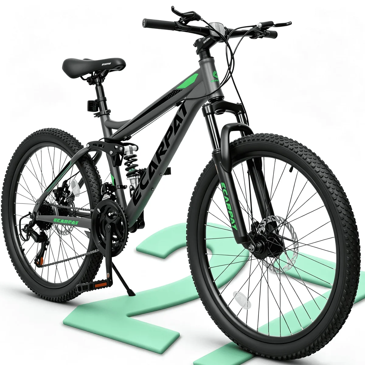 Everdaily Essentials 27" Mountain Bike, 21-Speed Trail Commuter Bicycle 6055