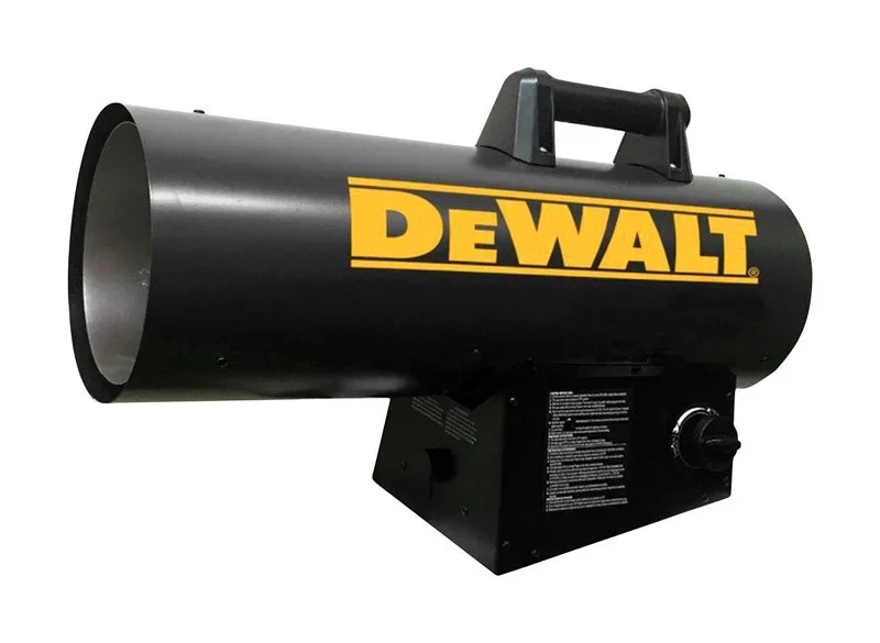 DeWalt DXH125FAV 125,000 BTU/hr. 3000 Sq. Ft. Forced Air LP Gas Portable Heater 7038