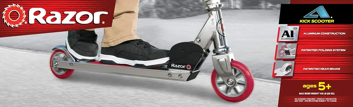 Razor A Kick Scooter - Red - FFP - 13010053 5339