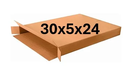 Uline 30x5x24 (200 lb strength) | SINGLE BOX | SIDE LOADING 7654