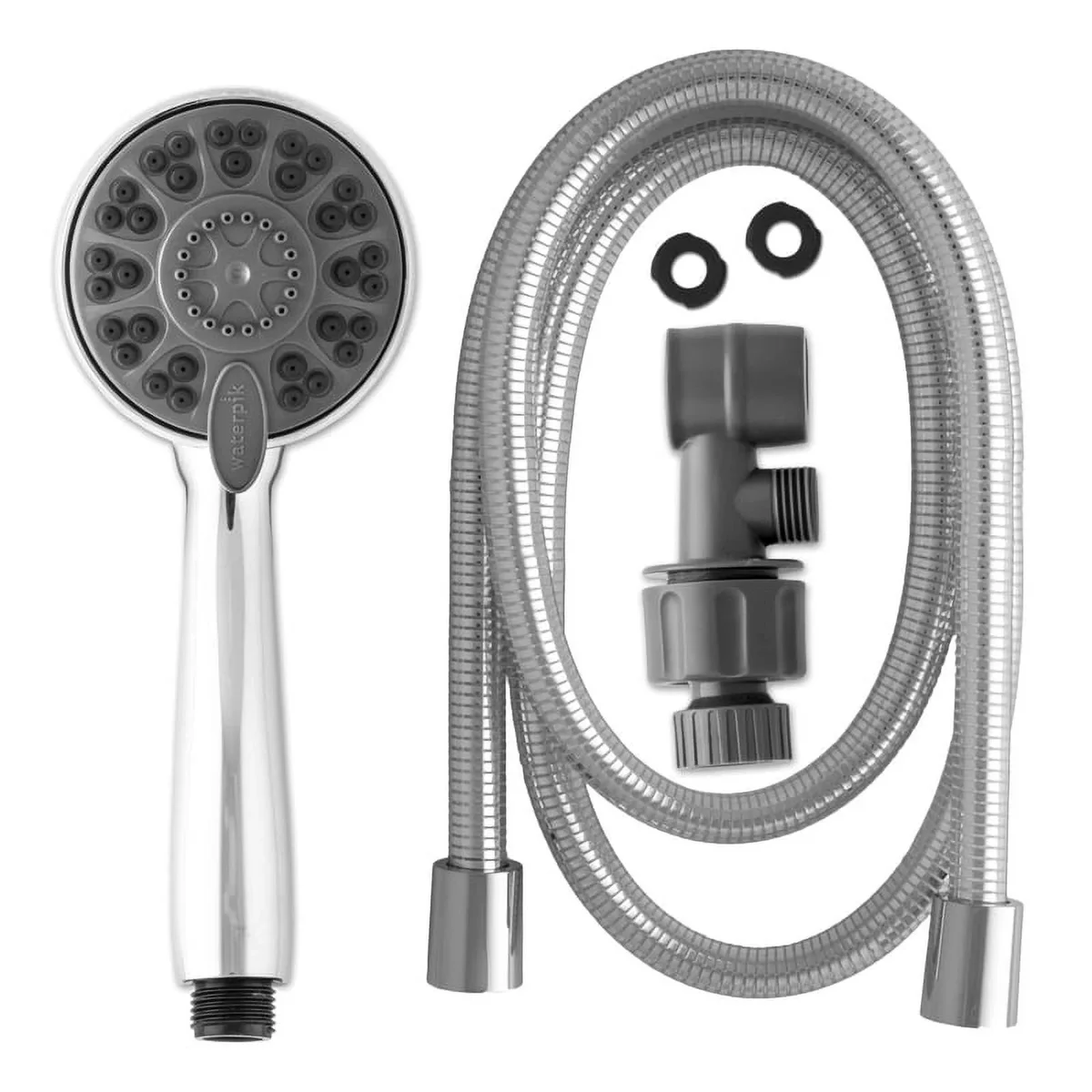 Everdaily Essentials Hand Held Shower Head, 4 Spray Settings, Chrome, ETC-443E Ref. 8322