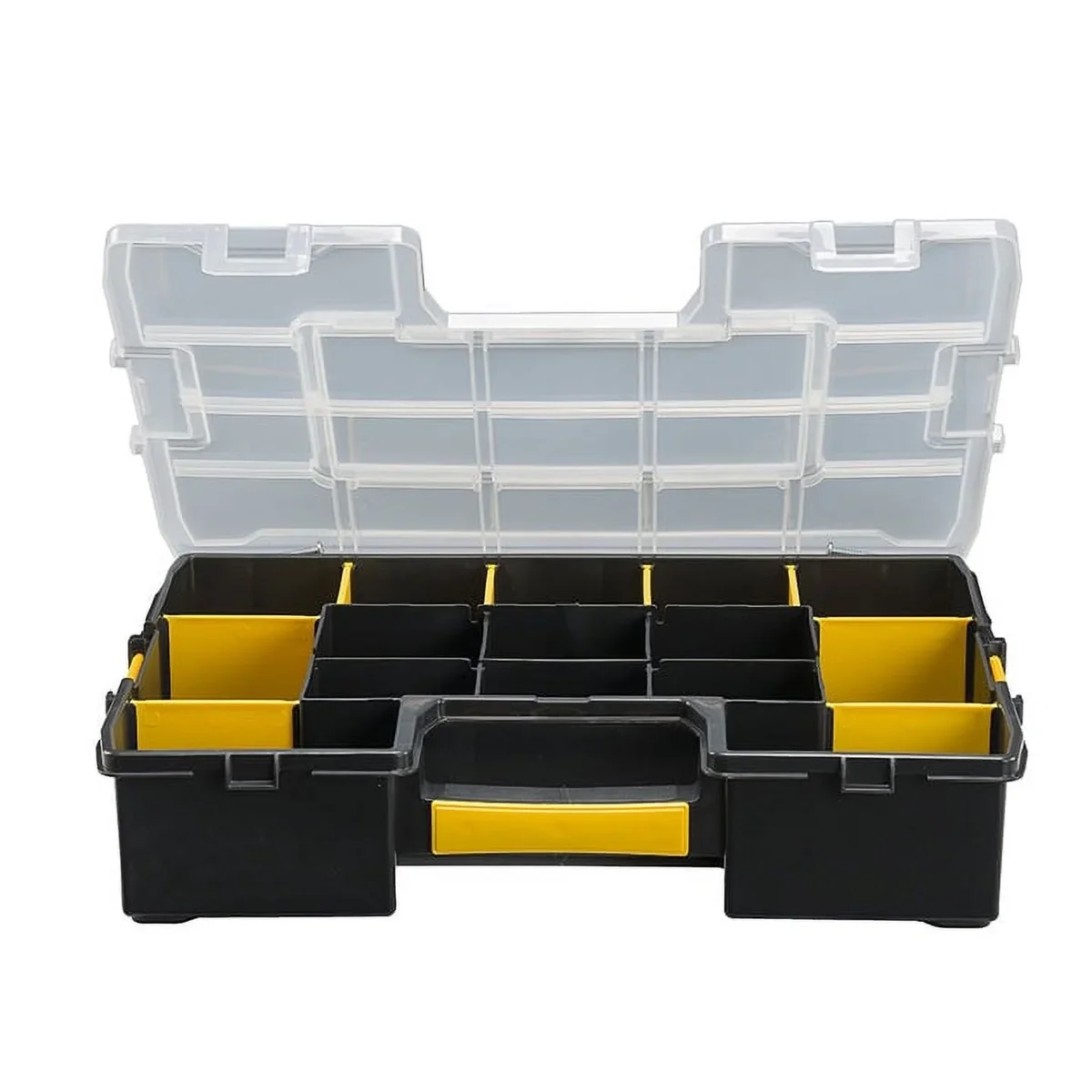 STANLEY Adjustable Compartment Box,Plastic,Black STST14027 7290