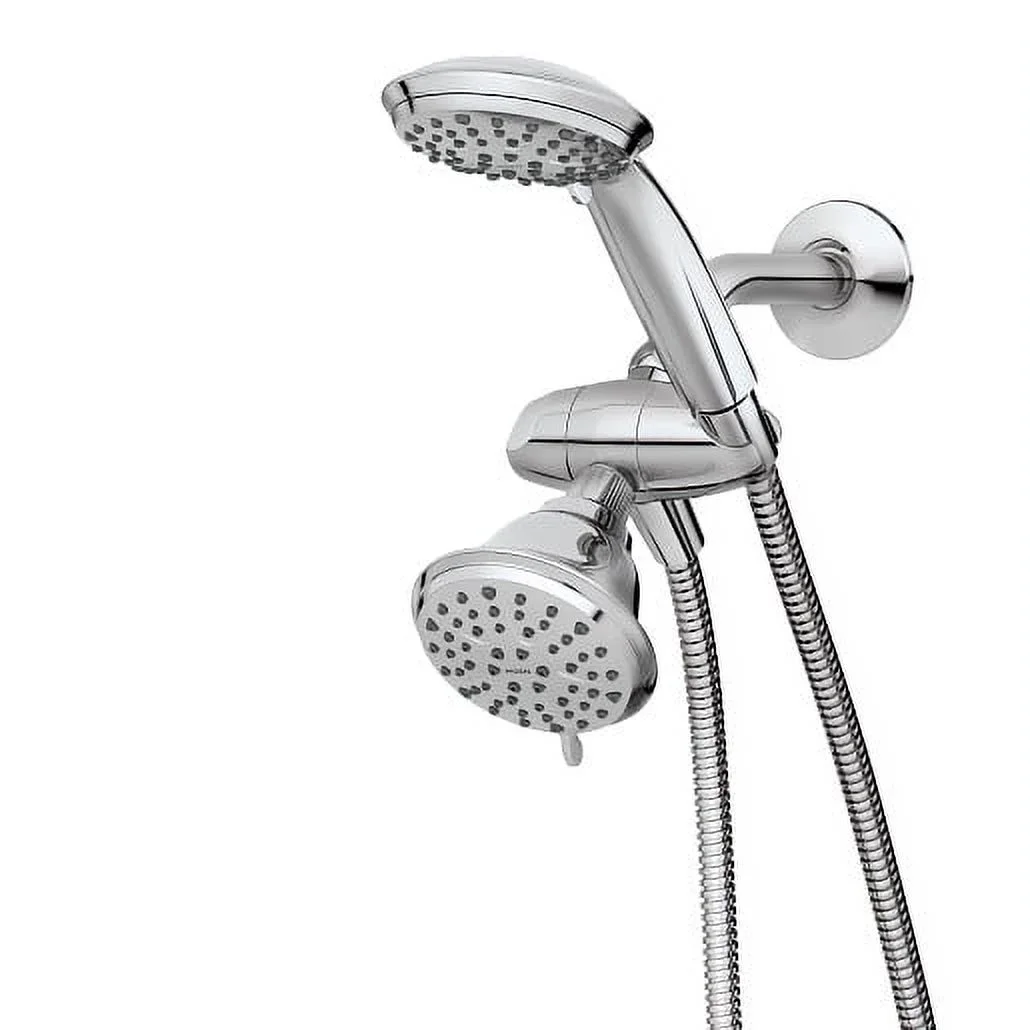 Moen Attune Chrome Bathroom Showerhead and Hand Shower Combo, 218C0 2046