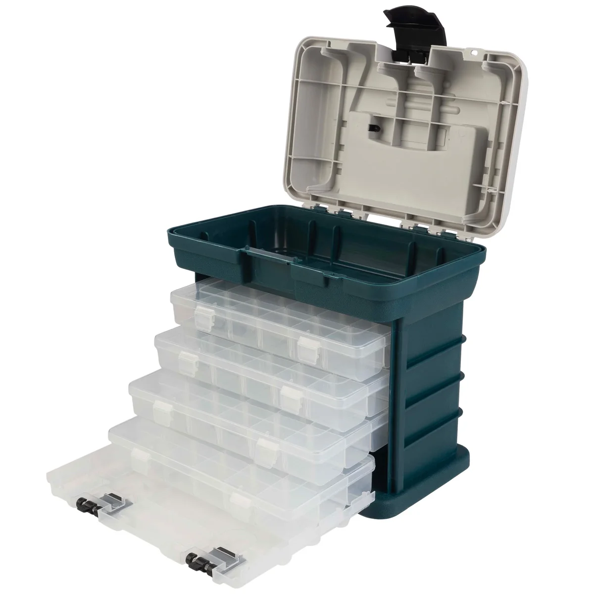 Wakeman Stalwart Lightweight Portability Tool Boxes and Organizers, Polypropylene Gray 6345