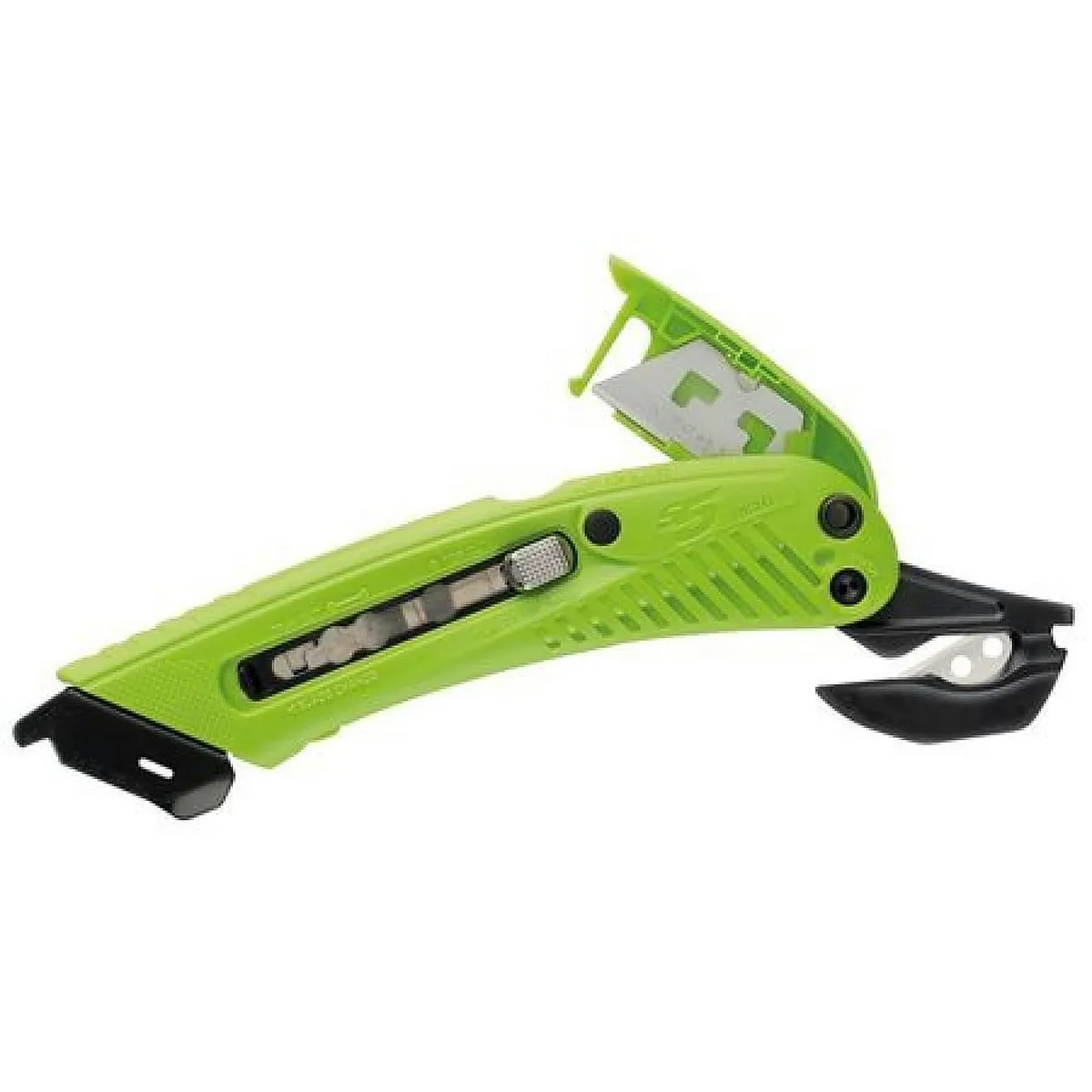 PHC Pacific Safety 3 Position Box Cutter, Green 3019