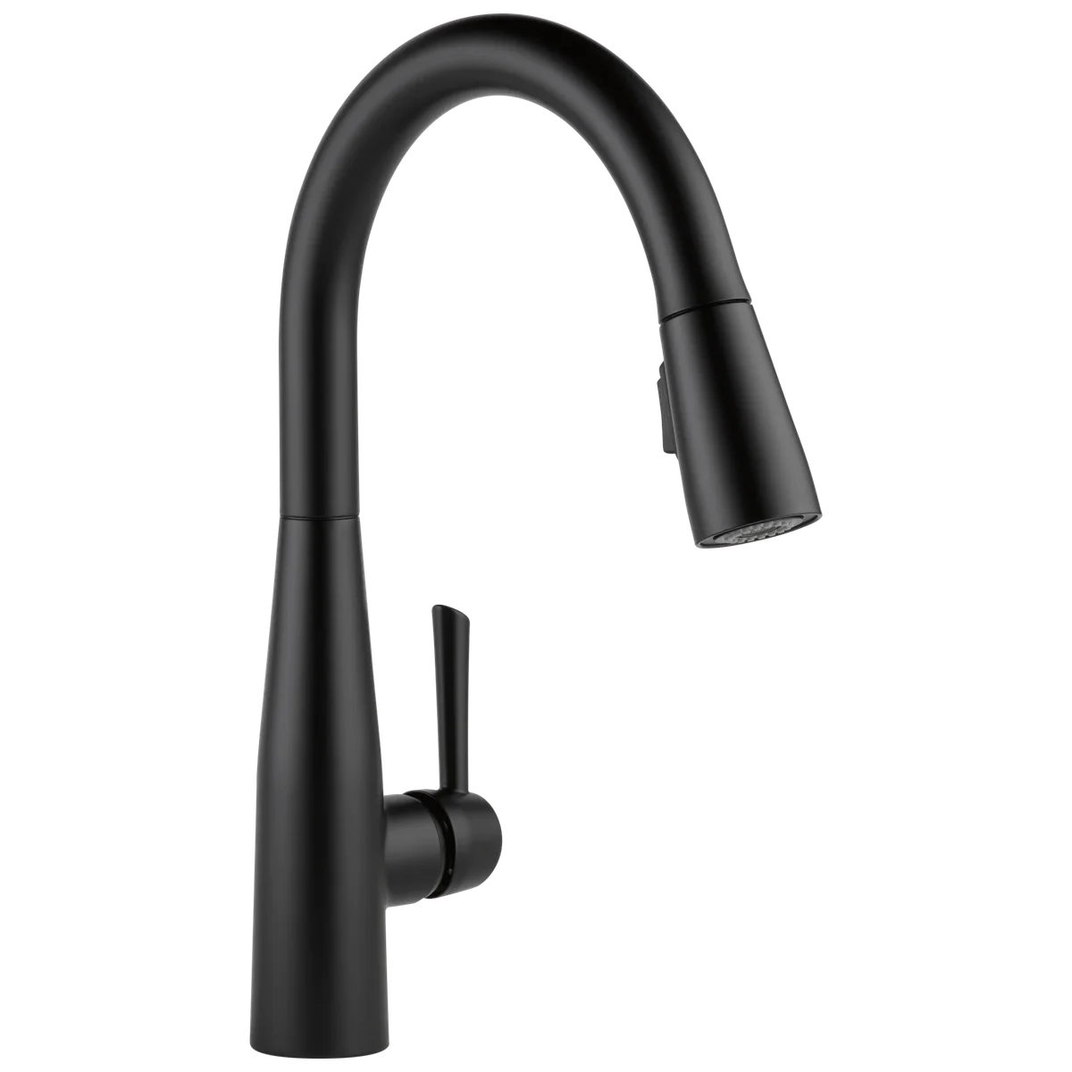 Delta Faucet Delta 9113-BL-DST Essa Single Handle Pull-Down Kitchen Faucet in Matte Black 9701