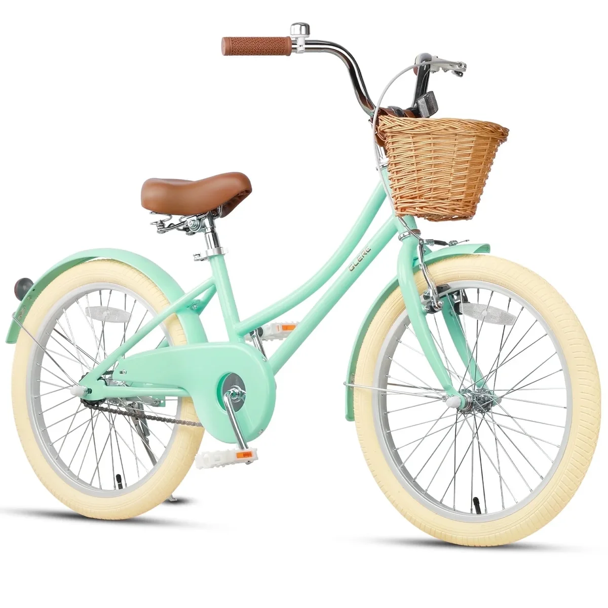 Glerc Little Molly 20 inch Kids Girls Bike for 7-13 Years Old Child,gifts, Mint Green 6601