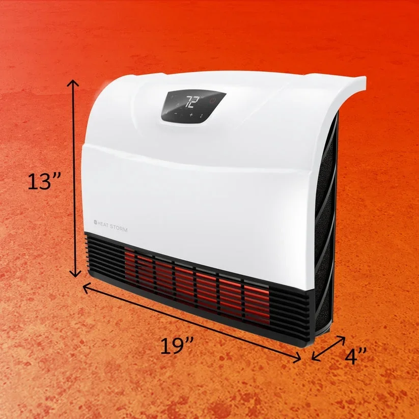 Everdaily Essentials 1500 Watt Smart Infrared Wall Heater with Wi-Fi by Ref. 3257