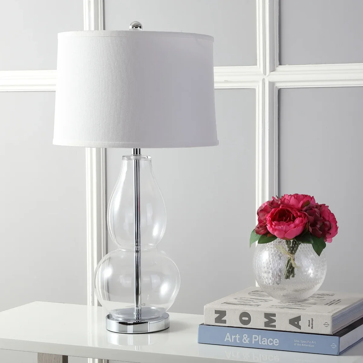SAFAVIEH Mercurio Double Gourd Lamp (Set of 2) | Clear | 2312