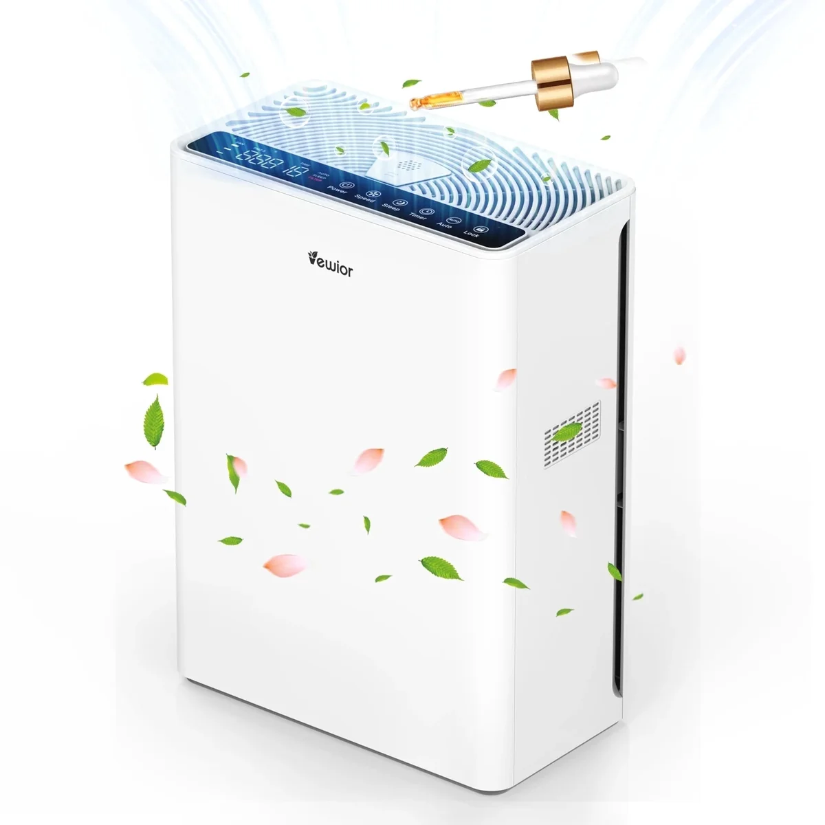 VEWIOR Air Purifiers For Home Large Room Up To 2200 sqft H13 HEPA Air Purifiers Filter With Fragrance Sponge Timer Washable Filter Cover,15 DB Qu 0815